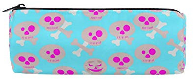 Raw and Bloody Bones Federmäppchen Student Schreibwaren Tasche Büro Aufbewahrung Organizer Kosmetik Stift Tasche, #674, 21x10.5x5cm
