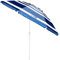 AKTIVE 62238, Parasol de plage anti-vent Ø200 cm, Marinière, Grande
