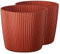 Tymar Blumentopf,Übertopf, 2er-Pack, Runde Form ((2pack) Kupfer, ø 24 cm)