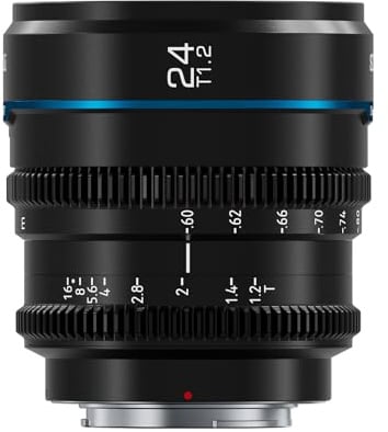 SIRUI Night Walker 24mm Cine-Objektiv mit Manuellem Fokus, T1.2-Objektiv mit großer Blende und S35 Frame Prime Lens für L Montieren für Sigma FP, S5/S5II/S5IIX, (MS24L-B, L Montieren, Schwarz)