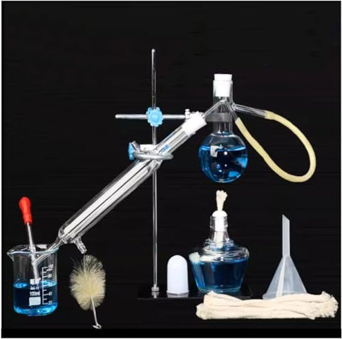 100ml Essential Oil Extraction Distillation Apparatus Kit Labware Set Home Distiller Purifier Lab Glassware Distillation Kit