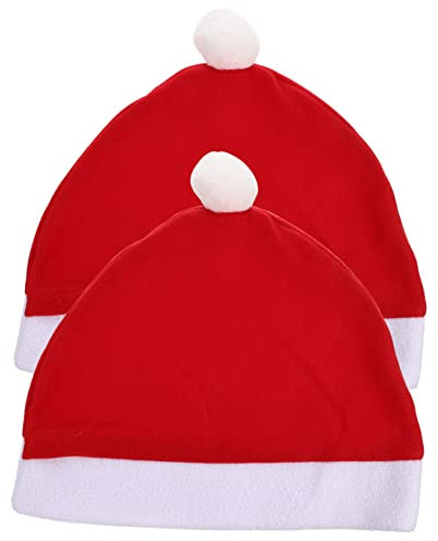 Gatuida 2stücke Auto Kopfstützenbezug Mit Santa Hut Weihnachtsdekoration Für Fahrzeug Innenraum Installieren Reinigen