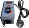 Drehzahlregler: AC 220V 10A 4000W SCR Drehzahlregler Motor, Winkelschleifer Regler, Regler mit elektronischer Digitalanzeige, Spannungsregler, geeignet für Winkelschleifer/Handbohrer, EU Stecker