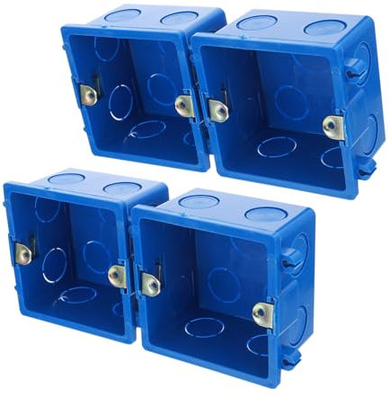 ASAKKURA 4Pcs Cable Wiring Box Waterproof Junction Box PVC Electrical Cable Protective Device for Home Wiring