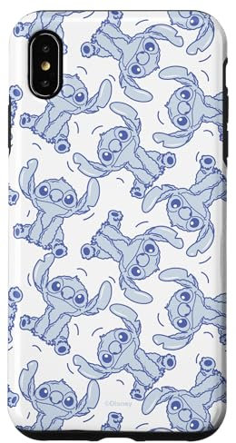 Disney Stitch Fluffy Summer Vibes Pattern Case for iPhone XS Max