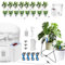 Sistema di irrigazione automatico, sistema di irrigazione a goccia a 2000 mAh, sistema di irrigazione automatica Smart Garden per 16 piante in vaso, USB-C ricaricabile