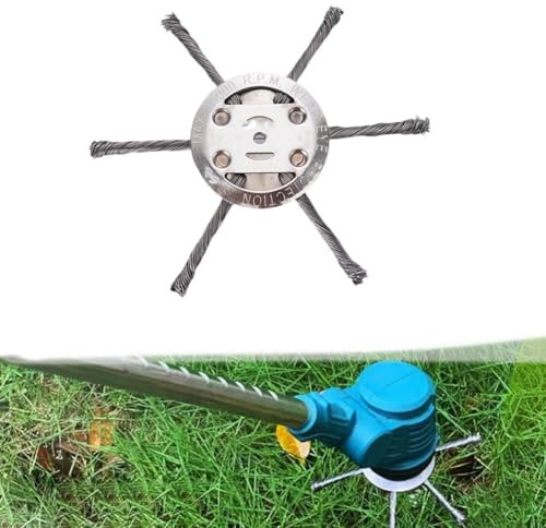Tête De Coupe-Bordures Universelle, Tête De Rechange De 6 Pouces for Coupe-Bordures électrique sans Fil à Batterie, Coupe-Herbe, Lame Métallique