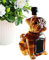 Erconsso Botellas de Licor,Botella Vacía en Forma de Bulldog | 300ml Adorno De Garrafa Coleccionable Para Sala Cocina Boda Restaurante Regalo Hogar