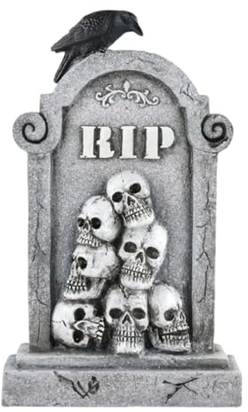 Huvqianu Halloween-Grabsteine, Halloween-Grabsteine, Grabsteine, Grabsteine, gruselige Requisiten für Handwerk, Boden, Friedhof, Außenbereich, Garten, Party, draußen