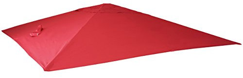 Mendler Housse de Rechange pour Parasol déporté de Luxe HWC-A96-3 x 3 m (diamètre 4,24 m) - Polyester - 2,7 kg - Rouge