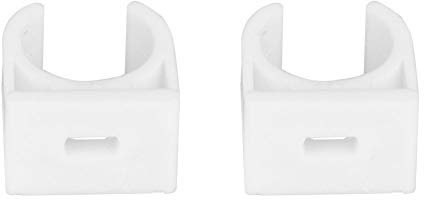 Abrazadera pared Tubos con Tornillo Abrazadera Tubo 16mm 20pcs Inicio Tubo En Forma de u Abrazadera de Tubo de Agua Clips Fijos Con Tornillos Ppr Abastecimiento de Agua Ajustable Soporte de Tubo