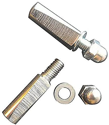 cyclingcolors 2x FAHRRAD & MOPED KURBELKEIL DURCHMESSER 9MM x LÄNGE 40MM TRETLAGERKEIL FLÄCHE KURBELN