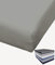 Bierbaum Spannbettlaken Mako Satin 100x200 / 150x200 / 180x200 cm Spannbetttuch viele Farben, Farbe:Steingrau, Größe:180x200cm Spannbettlaken