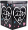 TOYANDONA – 1 boîte de révélation du sexe pour ballons, 30 x 30 x 40 cm, - boîte à ballons noire pour garçon ou fille