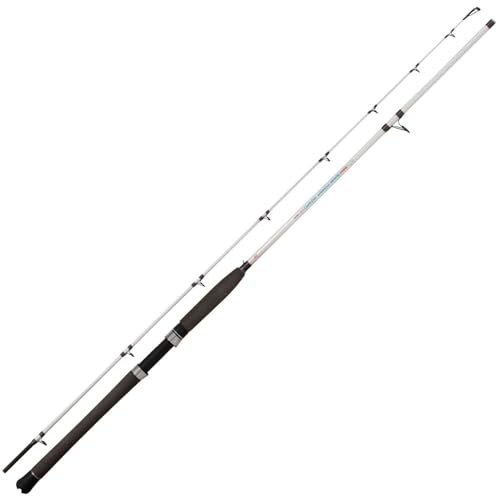 Rhino Premium Power Wizard 2 SEC Meeres-Angelrute (Trolling) Schlepp-Angel für das Angeln auf Starke Meeresräuber-Bootsrute, Diverse, 2,40 m