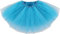 Ruiuzioong Damen Teen Tutu Rock Erwachsene Klassische Elastische 4 Schichten Tüll Tutu Rock für Dress Up Party Ballett Tanzen (Himmelblau)