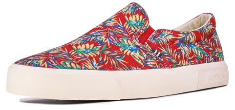 Nautica Men's Chandler Boat Shoe Slip-On Loafer-Red Palm-8