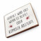Kühlschrankmagnet mit Spruch - G - Handmade aus Buchenholz - Magnet für Kühlschrank Süß Witzig Lustig - Küchen Kühlschrank Deko 6.5cm x 5cm - Geschenk-Idee (Geheult wird erst wenn es blutet)
