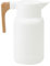 1 Litre Hot Cold Insulated Leak Proof Thermos Vacuum Jug Flask Handle Dispenser (White)