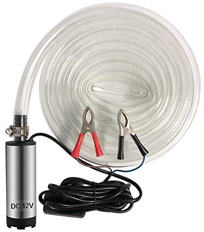 wrtgerht Mini Bomba pequeña DC 12V Bomba Sumergible eléctrica Bomba Sumergible de Acero Inoxidable de Acero Inoxidable for el Accesorio de Bomba de Transferencia de Queroseno Diesel de Agua de