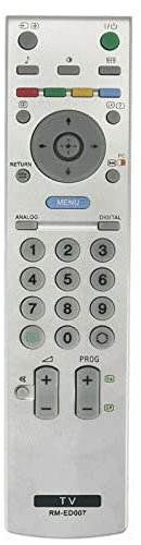 VINABTY RM-ED007 Mando a Distancia de Repuesto para Sony Bravia TV KDL-20S2030 KDL-20S2000 KDL-40U2000 KDL-32U2000 KDL-26U2000 KDL-20S4000 KDL-20S4020 KDL-40P25XX KDL-32P25XX KDL-26P25XX