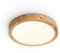 Baerolc LED Deckenleuchte Holz, 30CM Deckenlampe LED Lampe Küche 20W 4500K Neutralweiß Runde Deckenleuchten Moderne Deckenlampe holz für Schlafzimmer/Büro/Küche/Kinderzimmer/Flur/Balkon