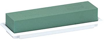 Flowerbox Oasis Steckschaum Table Deco Medi 25cm Steckmasse Steckschwamm - 8 Stück - weiß