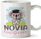 MUGFFINS Tazas para NOVIA - En Español - Koalificado/koalificada - 11 oz / 330 ml - Regalo original y divertido