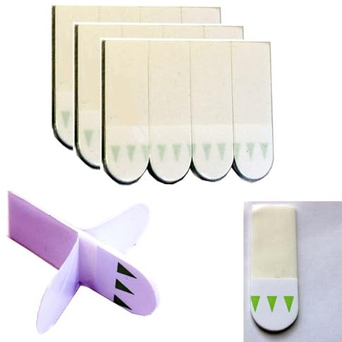 Self Adhesive Poster Strips Small Hanging Double Sided for Paper Posters Damage Free - DO NOT USE FOR FRAMES/CANVASES (60 Strips)