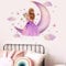 Wandtattoo Kinderzimmer Mädchen Wandaufkleber Kinderzimmer Schmetterlings Mädchen Wandaufkleber Blumen Fee Wandtattoo Wandsticker Für Babyzimmer Schlafzimmer Hause Wanddekoration