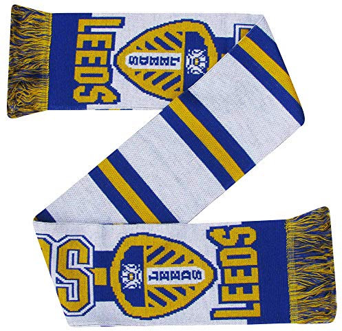 Leeds Fußball-Fans, Souvenir, Promotion-Schal, Motiv: Leeds The Whites Match Day (100 % Acryl)