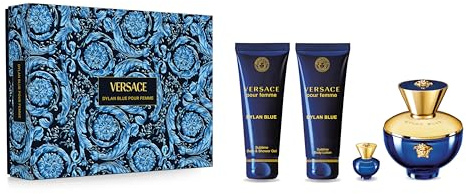 PERFUMS AYATS Versace Dylan Blue Set (Ep 100 Vp + Bath & Shower Gel 100 Ml + Body Lotion 100Ml + Ep 5Ml)