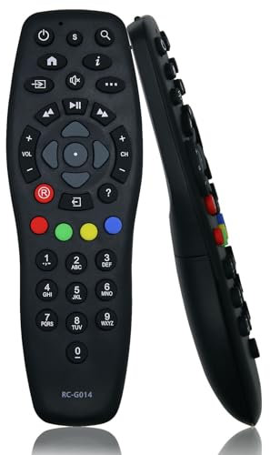 Telecomando di ricambio compatibile con tutti i Sky Q Box, Sky Q TV Box, Sky Q Mini Box e Sky Q Silver Box, facile da installare (senza controllo vocale)
