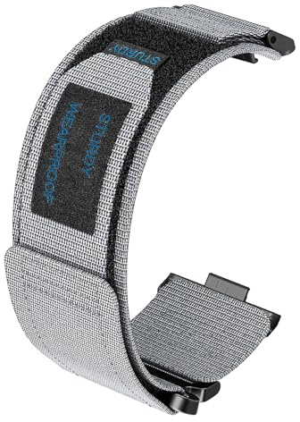 Bequemer Nylon-Gürtel, geeignet für Fit-3-Uhr, Smart-Fitnessgerät, aktiver Lebensstil, einfach zu verstellen, grau