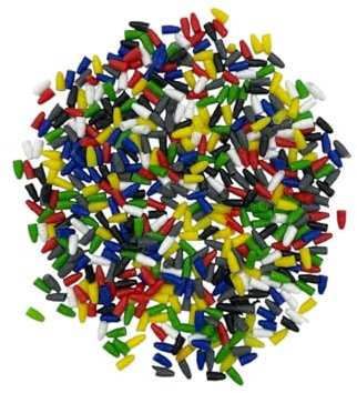 Snow-WaxX Binding Plugs | Bindungsstopfen | 500 Stück farblich bunt gemischt | Ski Snowboard | Bindungsmontage-Bohrlöschern verschließen