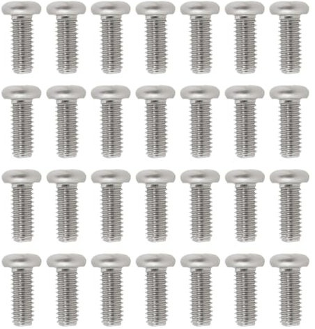 eMagTech 50 Tornillos para Montaje de TV M4 X 10 Mm Pieza de Repuesto de Acero Inoxidable 304 Tornillos de Montaje para Soporte de Monitor de TV VESE Adecuados para Soportes de TV