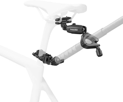 Insta360 Bike Mount - 2 Count - Kompatibel mit 1/4-20 - Zubehör - Heckmontage-Kit für immersive Aufnahmen von Drittpersonen - Entwickelt für Straßenfahrräder