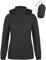 Zdoynto Regenjacke Damen Dünne Wasserdicht mit Kapuze Outdoorjacke Packbare Leicht Fahrrad Jacke Fahrradjacke Windbreaker Reisen Treking Fahrrad Schwarz 2XL