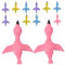 SUPVOX 12 Pièces Flamant Rose Enfant Atsem Doigt Jouets Amusants pour Enfants Amusant pour Enfants