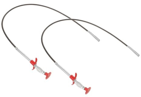 VALICLUD 2 Stück Flexible Greifwerkzeuge mit Klammern zur Effektiven Abflussreinigung für Waschbecken Toiletten und Duschen Manuelles Abflussreinigungsgerät