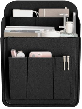 Generisch Rucksack Organizer – Rückenorganizer Mit Mehreren Fächern, Praktischer Einsatz Für Taschen | Leichter Filz Organizer Für Zubehör Kosmetik Schirme Reisen Universell Alltag Schule Büro