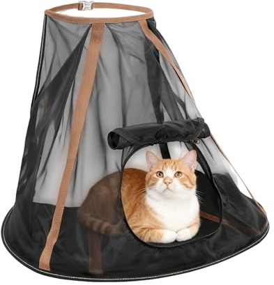 Katzen-Hängemattenbett – Strapazierfähige Katzen-Hängelounge, Bequemer Erhöhter Schlafplatz, Atmungsaktiver Canvas-Stoff | Haustierbett Zur - Oder Wandmontage Für, Kätzchen, Kleine Rasse