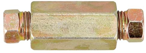 JUMPLAWN Kompressionsverschraubung aus Eisen für Bremsschlauchanschlüsse 5mm Verbinder mit Einfacher Montage und Praktischem Transport für Bremsleitung Reparatur