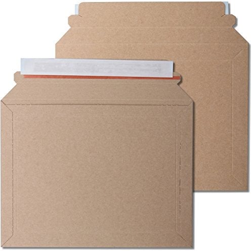 50 x Kraftmax Premium Verpackung/Versandtaschen - Frustfreie Versandtasche aus Pappkarton - DIN A5-23,5 x 18 cm
