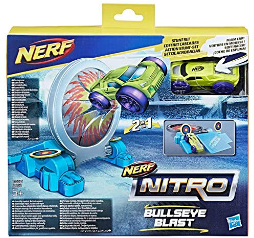 Hasbro Nerf Nitro Double Action Stunt Schaum Auto Set - Grünes Auto