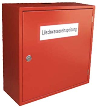 Löschwasser Einspeisung Schrank Kasten rot DIN14461, DIN14462 Steigleitung von MBS-FIRE® - Brandschutzfachhandel