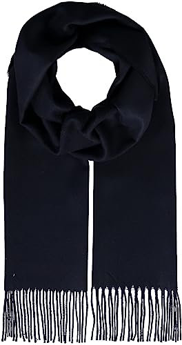 FRAAS Cashmink Schal 30 x 180 cm - Weicher als Kaschmir - Made in Germany - Schal einfarbig für Damen und Herren - Perfekt für Herbst und Winter Navy