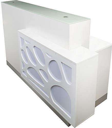 Empfangstheke kurz 402677wk weiß Empfangstresen