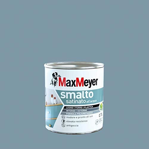 Maxmeyer Smalto All'Acqua Poliuretanico Satinato Denim 0,75 L