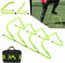 AufuN Koordinationshürden Agility Hürden für Training Fußball Trainingshürden Fussball Hütchen Set (6er-Set)